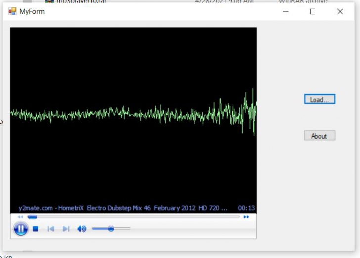 Mp3 Player (โปรแกรมเล่นไฟล์เพลง MP3) : 