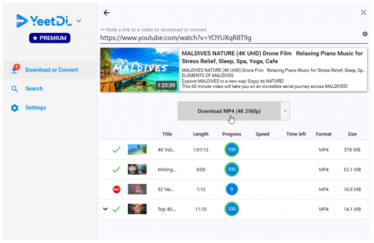 YeetDL (โปรแกรมดาวน์โหลดคลิป YouTube) : YeetDL (โปรแกรมดาวน์โหลดคลิป YouTube) :
