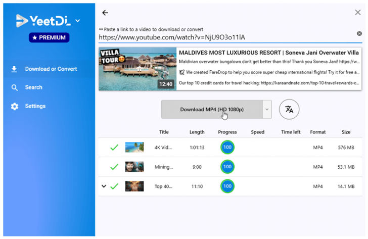 YeetDL (โปรแกรมดาวน์โหลดคลิป YouTube) : YeetDL (โปรแกรมดาวน์โหลดคลิป YouTube) :