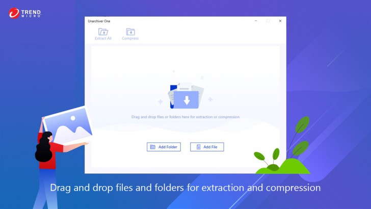 โปรแกรมบีบอัดไฟล์ Unarchiver One