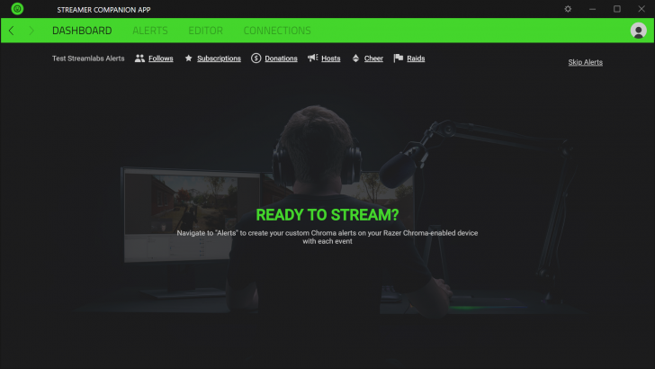 Streamer Companion App (โปรแกรมควบคุมอุปกรณ์สตรีมมิ่งของ Razer) : 