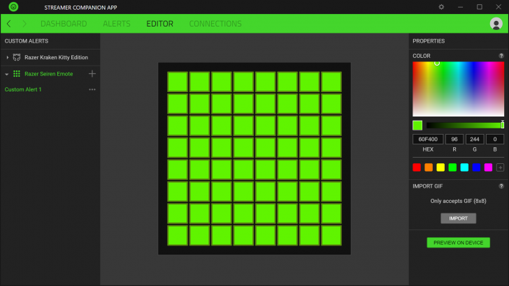 Streamer Companion App (โปรแกรมควบคุมอุปกรณ์สตรีมมิ่งของ Razer) : 