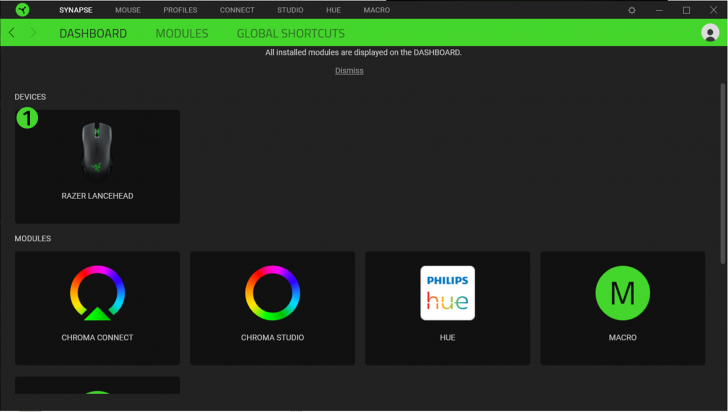 Razer Synapse (โปรแกรม Razer Synapse ปรับแต่งเกมมิ่งเกียร์ ของ Razer) : 