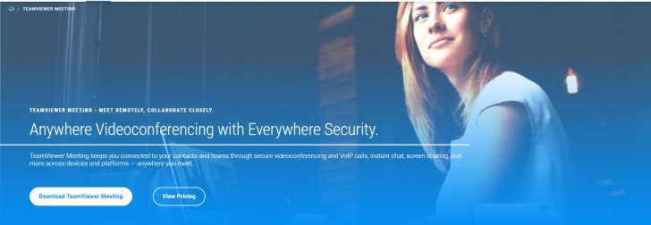 TeamViewer Meeting (โปรแกรมประชุมทีม ประชุมทางไกล แบบออนไลน์)