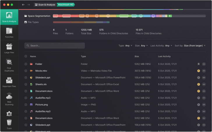 โปรแกรม Dissy จัดการข้อมูลเพิ่มพื้นที่ว่าง