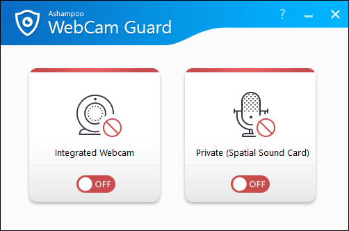 Ashampoo WebCam Guard (โปรแกรมรักษาความปลอดภัยกล้อง Webcam และไมค์บน PC) : 