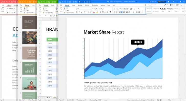 Polaris Office (ชุดโปรแกรมออฟฟิศ ใช้ร่วมกับไฟล์ Word, Excel,PowerPoint และ PDF ได้) Polaris Office (ชุดโปรแกรมออฟฟิศ ใช้ร่วมกับไฟล์ Word, Excel,PowerPoint และ PDF ได้)