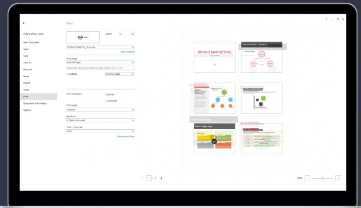 Polaris Office (ชุดโปรแกรมออฟฟิศ ใช้ร่วมกับไฟล์ Word, Excel,PowerPoint และ PDF ได้) : 