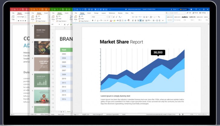 Polaris Office (ชุดโปรแกรมออฟฟิศ ใช้ร่วมกับไฟล์ Word, Excel,PowerPoint และ PDF ได้) : 