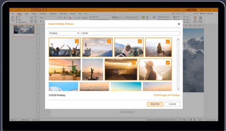 Polaris Office (ชุดโปรแกรมออฟฟิศ ใช้ร่วมกับไฟล์ Word, Excel,PowerPoint และ PDF ได้) : 