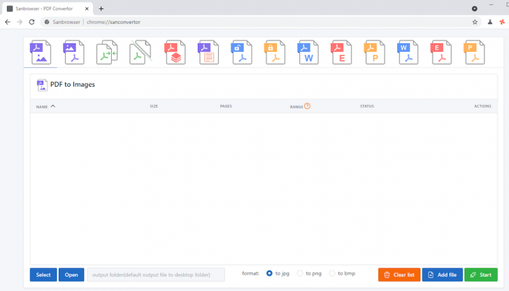 เว็บเบราว์เซอร์ SanBrowser