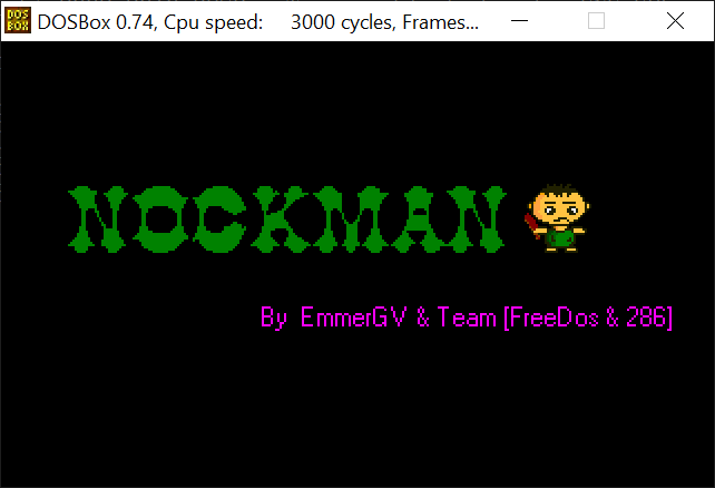 Nock Man (เกมบนดอส DOS ไล่ตีหมูป่า ปลา และ กิ้งก่า) Nock Man (เกมบนดอส DOS ไล่ตีหมูป่า ปลา และ กิ้งก่า)