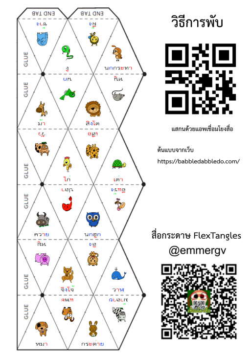 FlexTangles (โปรแกรมทำสื่อกระดาษ)