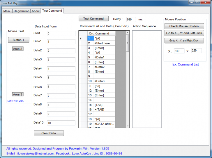Love AutoKey (โปรแกรมช่วยคีย์ข้อมูลลงโปรแกรมต่างๆโดยอัตโนมัติ) : Love AutoKey (โปรแกรมช่วยคีย์ข้อมูลลงโปรแกรมต่างๆโดยอัตโนมัติ) :