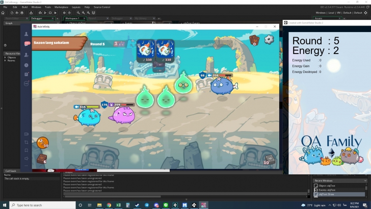 OA Axie infinity CalEnergy (โปรแกรมช่วยคำนวนจี้ในโหมดอารีน่า ของเกม Axie infinity) OA Axie infinity CalEnergy (โปรแกรมช่วยคำนวนจี้ในโหมดอารีน่า ของเกม Axie infinity)