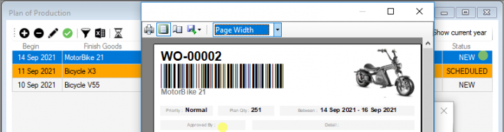 sPC Production Control (โปรแกรมควบคุมการผลิค การสต็อกสินค้า)