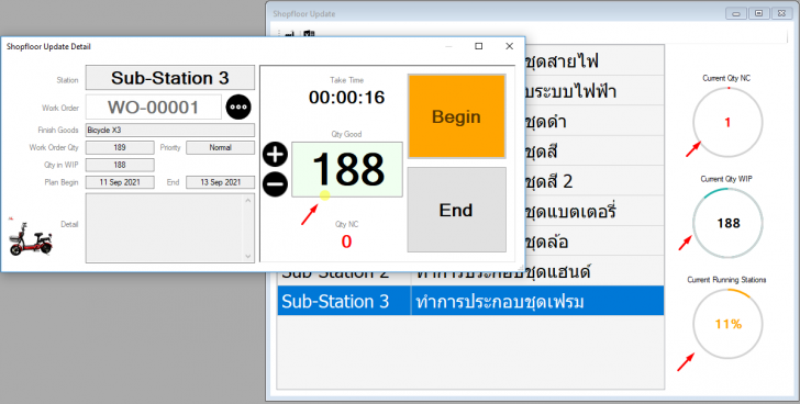 sPC Production Control (โปรแกรมควบคุมการผลิค การสต็อกสินค้า)