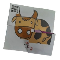 MagicpaperQR (โปรแกรมสร้างสื่อบัตรคำพันหน้า)