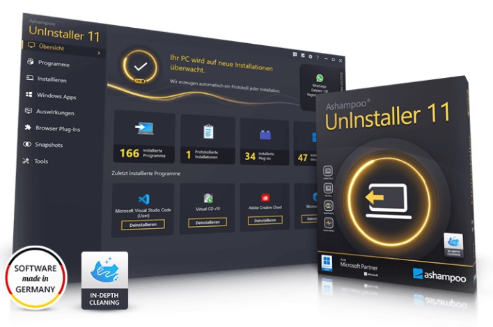 Ashampoo UnInstaller โปรแกรมลบไฟล์ ลบโปรแกรม