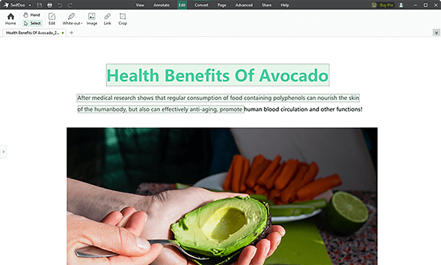 SwifDoo PDF (โปรแกรมเปิด PDF ใช้ฟรี คุณสมบัติครบ) : 
