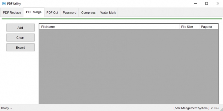 PDF Utility (โปรแกรมแก้ไขหน้ากระดาษไฟล์ PDF จัดหน้า เรียงหน้าใหม่ รวมไฟล์เข้าด้วยกัน) : 