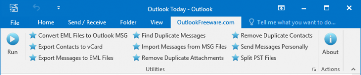 Remove Attachments (โปรแกรม Remove Attachments ลบไฟล์แนบในอีเมล สำหรับ Outlook) : 