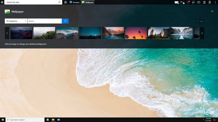OneLaunch (โปรแกรม OneLaunch ตกแต่งหน้าจอ ค้นหาเว็บไซต์ผ่านหน้าจอ Desktop) : 