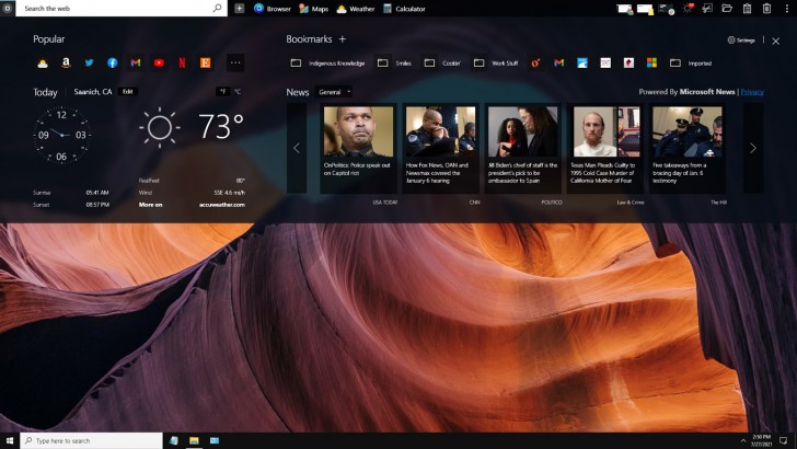 โปรแกรมตกแต่งหน้าจอ OneLaunch