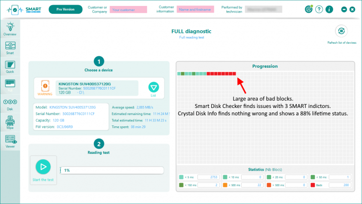 Smart Disk Checker (โปรแกรม Smart Disk Checker เช็คสุขภาพฮาร์ดดิสก์) : 