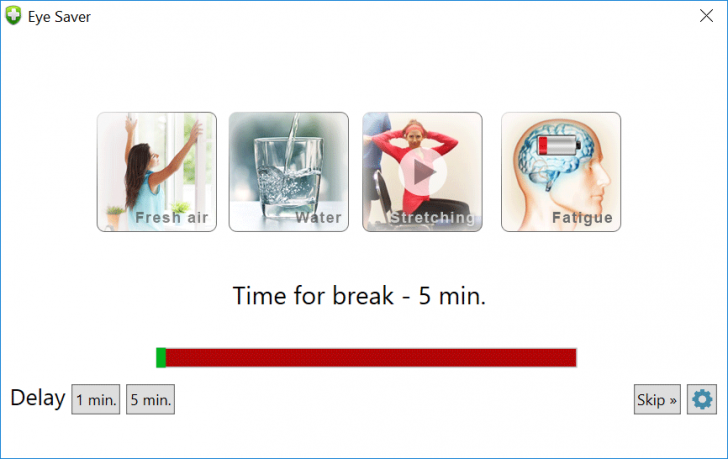 Eye Saver (โปรแกรม Eye Saver ช่วยถนอมสายตา ป้องกันแสงสีฟ้าจากจอคอมพิวเตอร์) : 