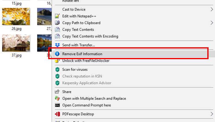 Exif Remover (โปรแกรมลบข้อมูล EXIF ออกจากรูป ลบข้อมูลที่ฝังรูปภาพ) : Exif Remover (โปรแกรมลบข้อมูล EXIF ออกจากรูป ลบข้อมูลที่ฝังรูปภาพ) :