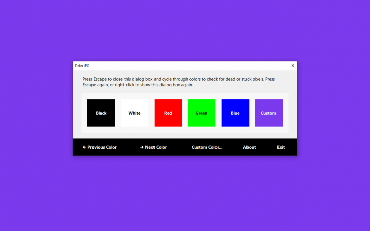 โปรแกรมเช็คจุดเสียบนหน้าจอ DefectPX