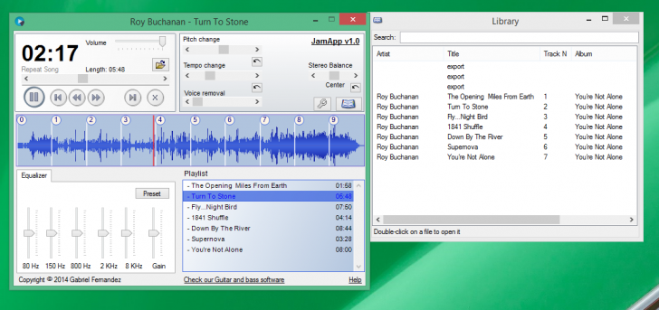 โปรแกมแจมดนตรี สำหรับการซ้อมดนตรี JamApp