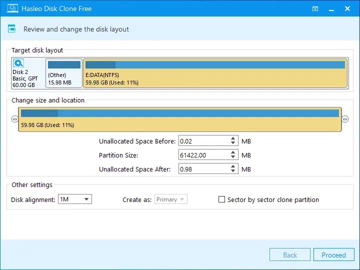 Hasleo Disk Clone (โปรแกรม Clone ระบบ Windows ย้ายข้อมูลบนฮาร์ดดิกส์) : Hasleo Disk Clone (โปรแกรม Clone ระบบ Windows ย้ายข้อมูลบนฮาร์ดดิกส์) :