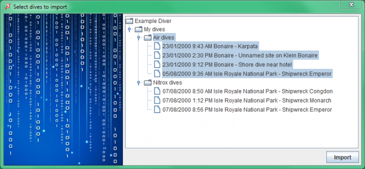 My SCUBA Diary (โปรแกรม My SCUBA Diary บันทึกการดำน้ำสกูบา ไดอารี่ดำน้ำลึก) : 
