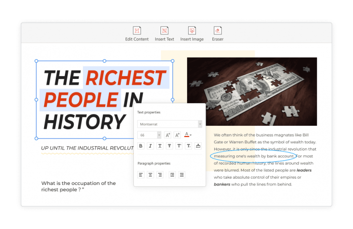 PDF Agile (โปรแกรม PDF Agile เปิดไฟล์ แก้ไขไฟล์ จัดหน้าไฟล์ PDF) : 
