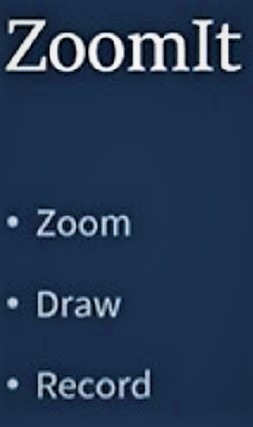 ZoomIt (โปรแกรมขยายหน้าจอ Zoom หน้าจอ การนำเสนองาน) : 