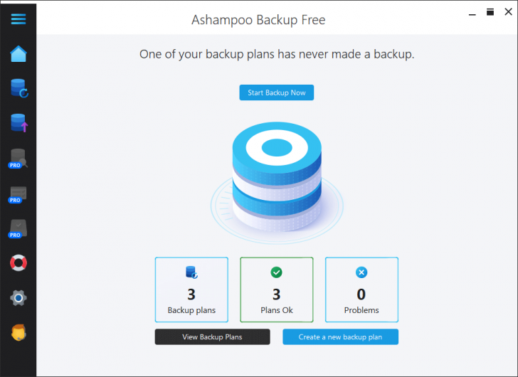 โปรแกรมสำรองไฟล์ ข้อมูล Ashampoo Backup