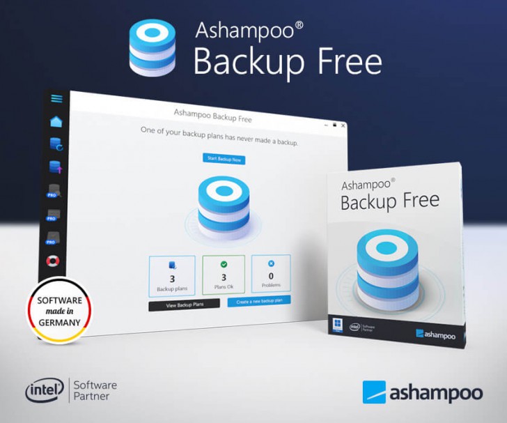 Ashampoo Backup (โปรแกรมสำรองไฟล์ ข้อมูล ใช้งานง่ายฟรี) : 