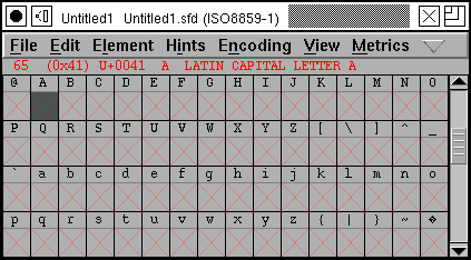 FontForge (โปรแกรม FontForge สร้างและออกแบบฟอนต์ ฟรี)