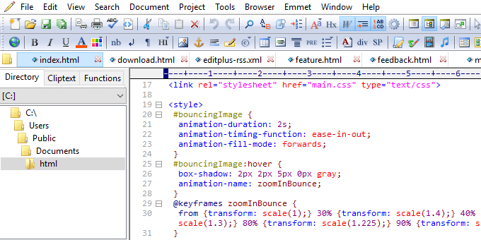 EditPlus (โปรแกรมเขียนโค้ดใช้เหมือน NotePad แต่ประสิทธิภาพเหนือกว่า) EditPlus (โปรแกรมเขียนโค้ดใช้เหมือน NotePad แต่ประสิทธิภาพเหนือกว่า)