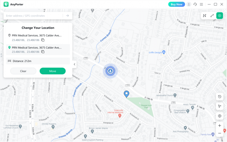 AWZ AnyPorter (โปรแกรมหลอกตำแหน่ง GPS สำหรับ iPhone และ Windows) : AWZ AnyPorter (โปรแกรมหลอกตำแหน่ง GPS สำหรับ iPhone และ Windows) :