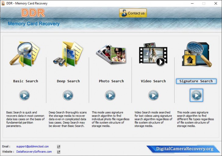 Memory Card Recovery Program (โปรแกรมกู้ข้อมูล เมมโมรี่การ์ด)