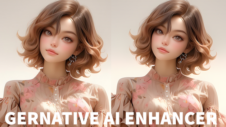 Generative AI Enhancer (โปรแกรมขยายรูปความละเอียดสูง เหมาะกับรูปสร้างจาก AI) : 