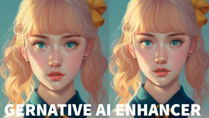Generative AI Enhancer (โปรแกรมขยายรูปความละเอียดสูง เหมาะกับรูปสร้างจาก AI) : 