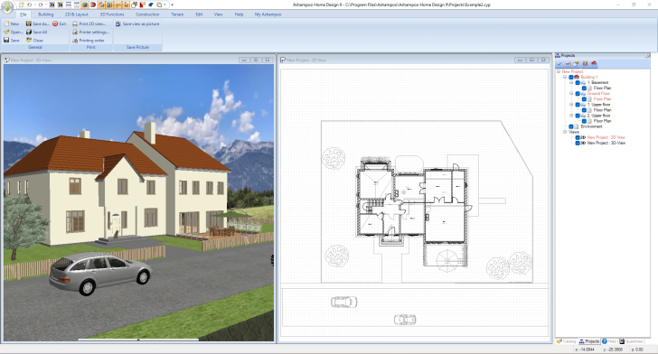 โปรแกรมออกแบบ 3 มิติ Ashampoo 3D CAD Professional