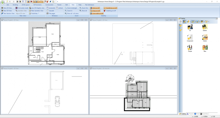 โปรแกรมออกแบบ 3 มิติ Ashampoo 3D CAD Professional