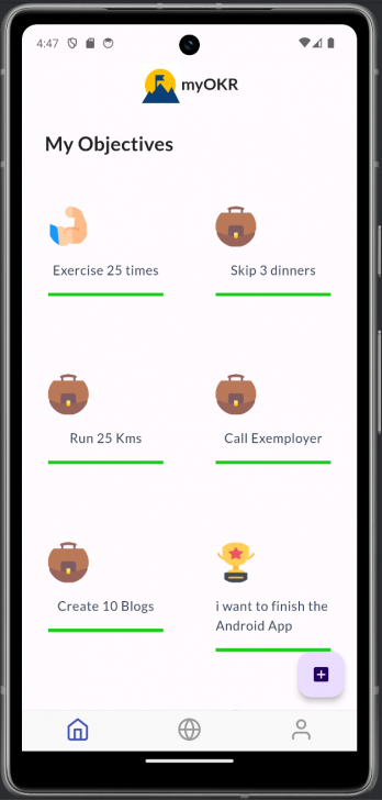 แอปพลิเคชันตั้งเป้าหมายพัฒนาตัวเอง ติดตามเป้าหมายส่วนบุคคล myOKR