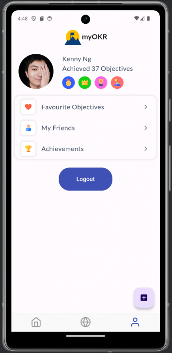 แอปพลิเคชันตั้งเป้าหมายพัฒนาตัวเอง ติดตามเป้าหมายส่วนบุคคล myOKR