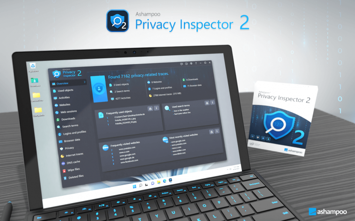Ashampoo Privacy Inspector (โปรแกรมวิเคราะห์การใช้เบราว์เซอร์พร้อมป้องกันภัยคุกคาม) : 